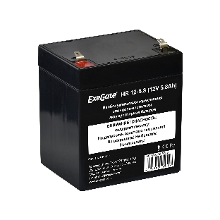 Батарея для ИБП ExeGate HR 12-5.8 (12V 5.8Ah 1223W), клеммы F1