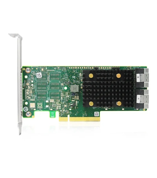 Адаптер SAS 9500-16i SGL (05-50077-02) PCIe v4 x8 LP, Tri-Mode SAS/SATA/NVMe 12G HBA, 16port(4*int SFF8654), 3816 IOC