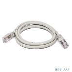 Кабель патч-корд, Filum FL-F5-1M F/UTP 5e cat. 1м, 26AWG(7x0.16 мм), омедненный алюминий (CCA), PVC, серый, фото 1