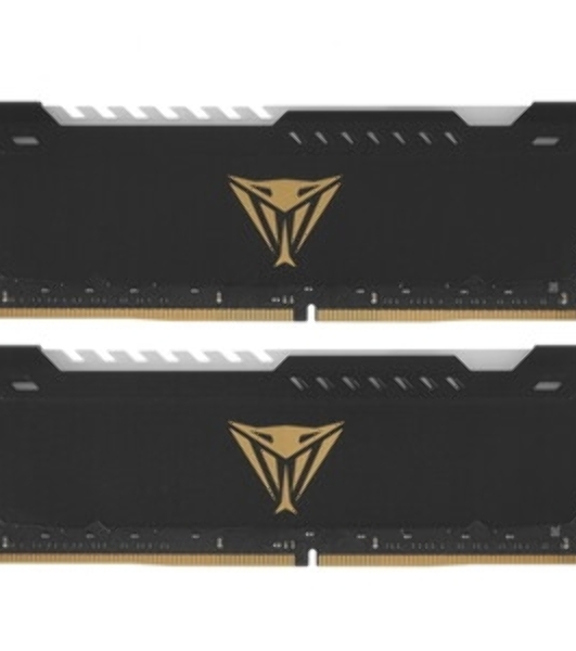Оперативная память Patriot Viper Steel, DDR4, 64GB (2x32GB), 3600MHz, CL20, DIMM, с радиатором, RGB, черный