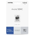 Флеш карта Micro SecureDigital 256Gb Smart buy SB256GbSDCL10-01 Micro SDHC Class 10, UHS-1, SD adapter, фото3