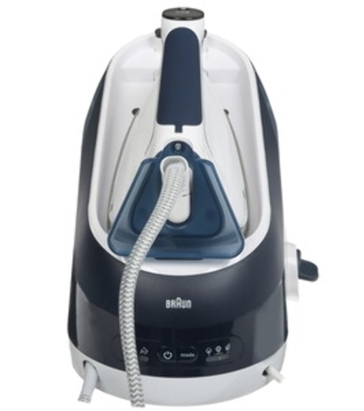 Парогенератор Braun IS 5245 BL синий/белый, 2400 Вт, 140 г/мин, 480 г/мин, 2000 мл