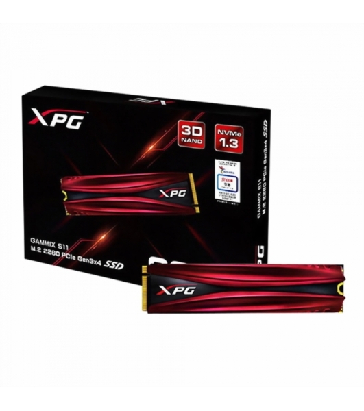 Накопитель SSD ADATA 2.0Tb, PCI-E 3.0 x4, XPG S11 Pro, M.2 2280, R/W 3500/3000Mb/s RET
