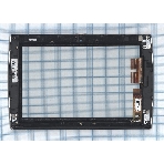 Сенсорное стекло (тачскрин) для Asus Eee Pad Slider SL101, черное с рамкой, фото2