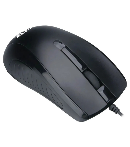Мышь проводная Acer OMW136 черный, 1200 dpi, USB, кнопки - 3