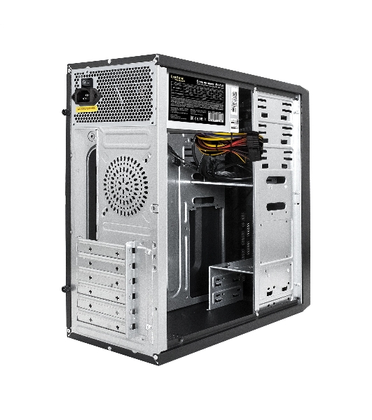 Компьютерный корпус Miditower ExeGate CP-606U-UNS500 (ATX, БП UNS500 с вент. 12см, 1хUSB/1хUSB 3.0, аудио)