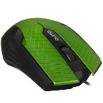 Мышь проводная Qumo Office M14 зеленый, 1000 dpi, USB, кнопки - 3, фото4