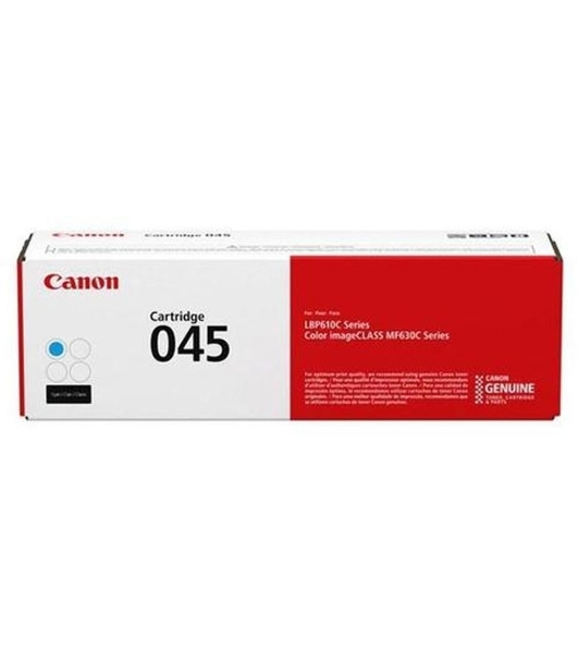 Картридж лазерный Canon 045C голубой, 1300 стр., для i-SENSYS MF631/633/635, LBP611