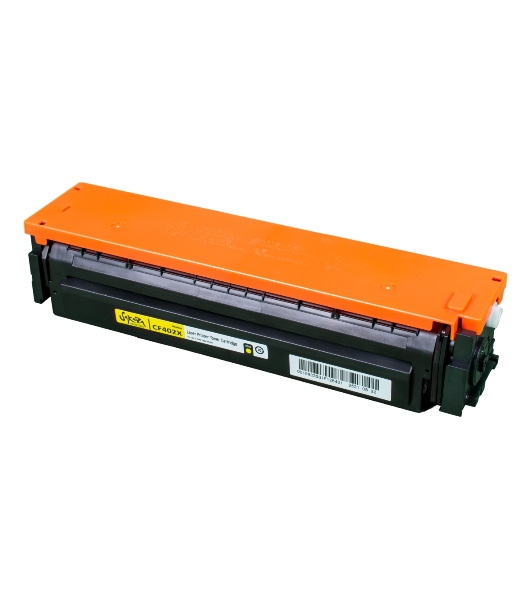 Картридж лазерный Sakura CF402X для HP Color LaserJet Pro M252n/M252dn/MFP277dw/277n, желтый, 2300 к.