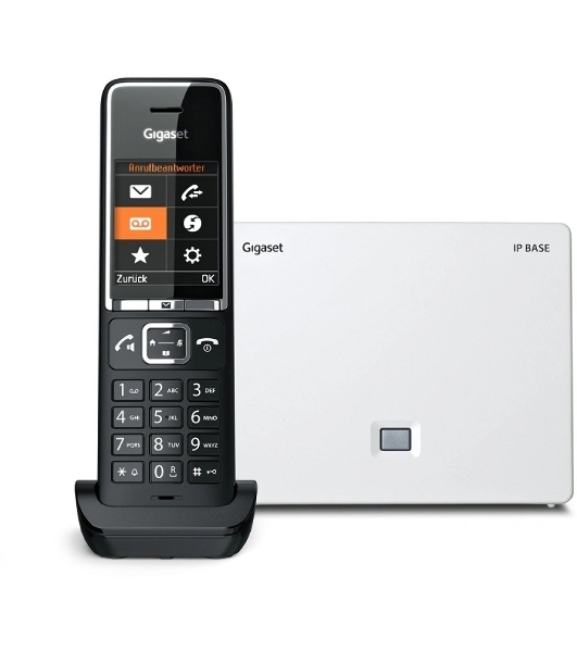 Телефон IP Gigaset Comfort 550A IP BASE Rus черный (S30852-H3037-R104)