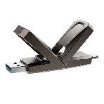 Флешка USB Netac US5 (NT03US5C-512G-32TA), 512Gb, USB 3.2/TypeC, R/W 550/500, черный, фото11