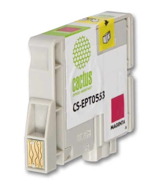 Картридж струйный Cactus CS-EPT0553 пурпурный (10 мл) для Epson Stylus RX520/Stylus Photo R240