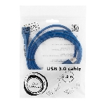 Кабель USB 3.0 для соед. 1.8м А-microB (5 pin) PRO позол.конт., пакет, фото3