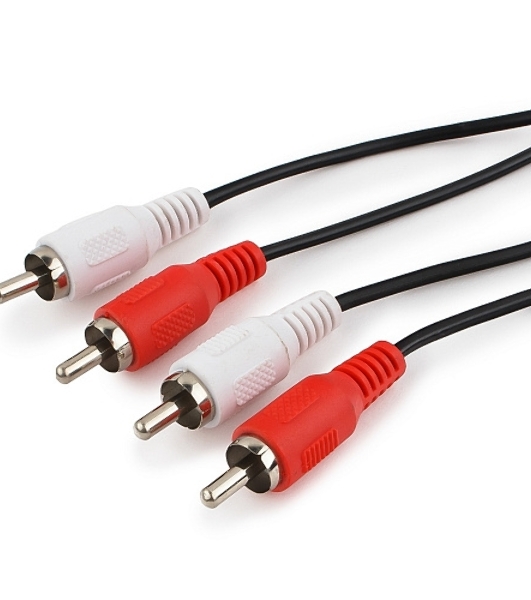 Кабель аудио Cablexpert CCA-2R2R-15M, 2xRCA - 2xRCA, 15м