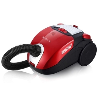 Пылесос Centek CT-2511 красный/черный, 400/2000 Вт, уборка сухая, пылесборник мешок, 2 л