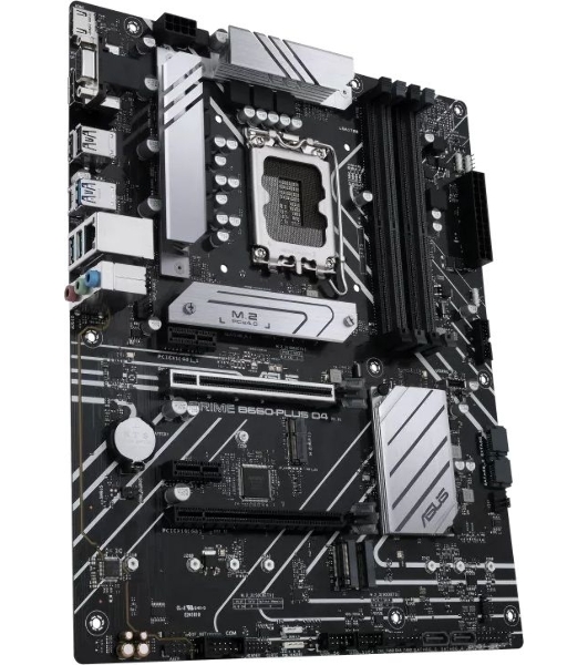 Материнская плата ASUS PRIME B660-PLUS D4, Socket LGA 1700, Intel B660, 4xDDR4, 4xSATA, 3xM.2, 1xPCIe 4.0 x16, 1xPCIe 3.0 x4, 1xHDMI, 1xDP, 1xVGA, 1x 1Gb LAN, 1xUSB-C 3.2 Gen 2x2, 2xUSB-A 3.2 Gen 2, 1xUSB-A 3.2 Gen 1, 2xUSB-A 2.0, 7.1, ATX