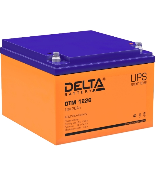 Батарея для ИБП Delta DTM 1226 (12V, 26Ah)