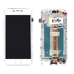 Дисплей для Asus ZenFone 4 Max ZC520KL, белый с рамкой, фото3