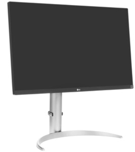 Монитор 27' LG UltraFine 27UP850K-W IPS 3840x2160, 60 Гц, 5 мс, 16:9, 400 кд/м², 2xHDMI 2.0, DP 1.4, USB-C, USB Hub (2x USB 3.0), 3.5 Jack, FreeSync, черный/серебристый