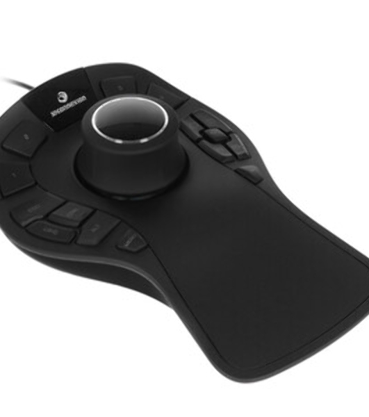 Мышь проводная 3DConnexion SpaceMouse Pro (3DX-700040) черный, 2000 dpi, USB, кнопки - 15