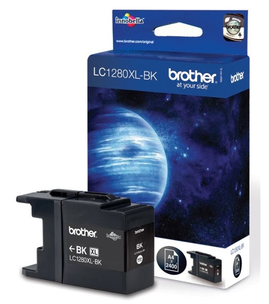 Картридж струйный Brother LC1280XLBK черный (2400 стр) для Brother MFC-J6510DW, MFC-J5910DW, MFC-J6710DW, MFC-J6910DW, MFC-J6710D