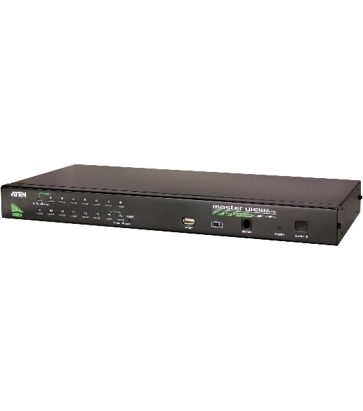 Переключатель KVM ATEN CS1716A-AT-G 16-port, USB, rackmountable, в компл. кабели 2x1.8м