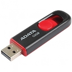 Флешка USB ADATA С008 (AC008-32G-RKD), 32Gb, USB 2.0, R/W 15/5, черный/красный, фото4
