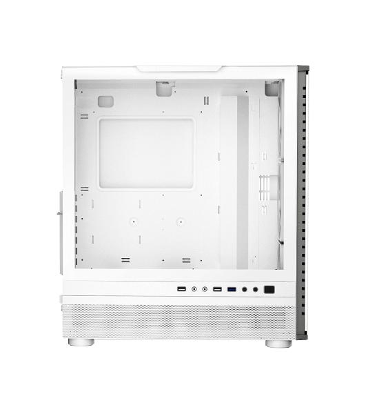 Компьютерный корпус PCCooler ME200 MESH WH, Mesh Full Tower, белый, TG, SPCC, 3x120мм ARGb E-ATX, ATX, mATX, mITX 180/380/220мм 4x2.5', 2x3.5', 7+3xPCI 1xUSB-A 3.0, 2xUSB-A 2.0 432x225x495мм