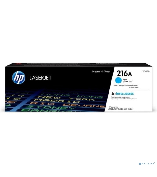 Картридж лазерный HP 216A голубой для HP Color Laser Jet Pro MFP M182/M183 850 стр
