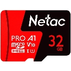 Флеш карта MicroSD card Netac P500 Extreme Pro 32Gb, retail version w/o SD adapter, фото 1