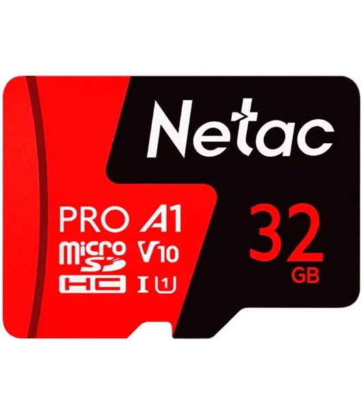 Флеш карта MicroSD card Netac P500 Extreme Pro 32Gb, retail version w/o SD adapter