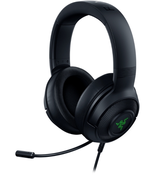 Гарнитура Razer Kraken V3 X чёрный, проводная, USB