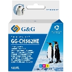 Картридж струйный G&G GG-CH562HE 122 многоцветный (18мл) для HP DJ 1050A/2050A/3000, фото 1