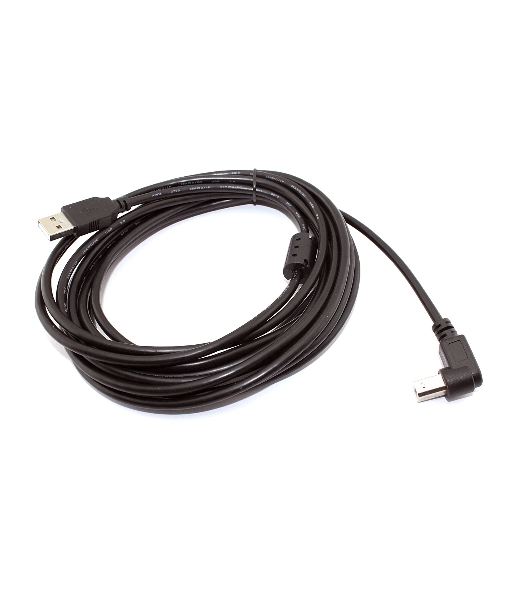 Кабель USB 2.0 на USB-B угол вверх 5 м