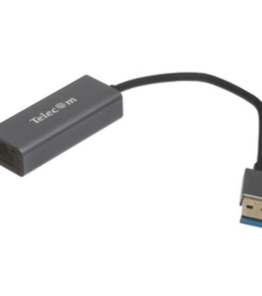 Кабель-переходник USB 3.0 (Am) --> LAN RJ-45 Ethernet 1000 Mbps, Aluminum Shell,Telecom TU312M