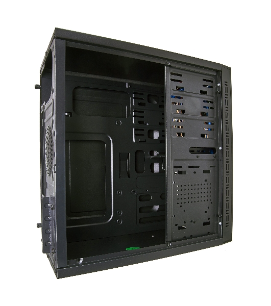 Компьютерный корпус Minitower ExeGate EX272745RUS QA-412U Black, mATX, (XP400, Black, 120мм), 2хUSB+2хUSB 3.0, Audio