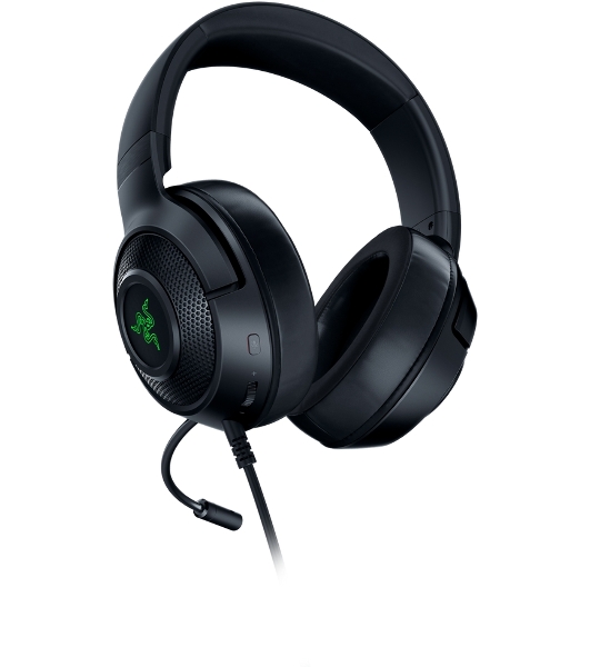 Гарнитура Razer Kraken V3 X чёрный, проводная, USB