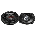 Колонки автомобильные JVC CS-DR6930 500Вт 88дБ 4Ом 15x23см (6x9дюйм) (ком.:2кол.) коаксиальные трехполосные, фото 1