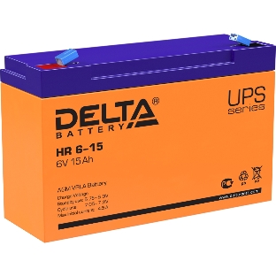 Батарея для ИБП Delta HR 6-15 (6V 15Ah)