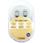 Кабель видео LAZSO WH-111-B HDMI (m)/HDMI (m) 1м. позолоченные контакты черный, фото3