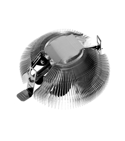Кулер Cooler ID-Cooling DK-01S серебристый/черный 80мм алюминий 2200rpm 24db 3-pin 65W