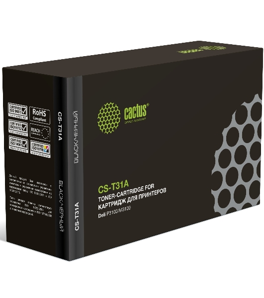 Картридж лазерный Cactus CS-T31A (T31A) черный (2000 стр.) для Deli P3100/M3100
