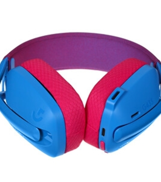 Гарнитура Logitech G435 синий/розовый, беспроводная, Bluetooth/USB, до 18 ч
