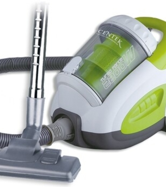 Пылесос Centek CT-2520 оранжевый/черный, 400/2200 Вт, уборка сухая, пылесборник циклонный фильтр 2 л