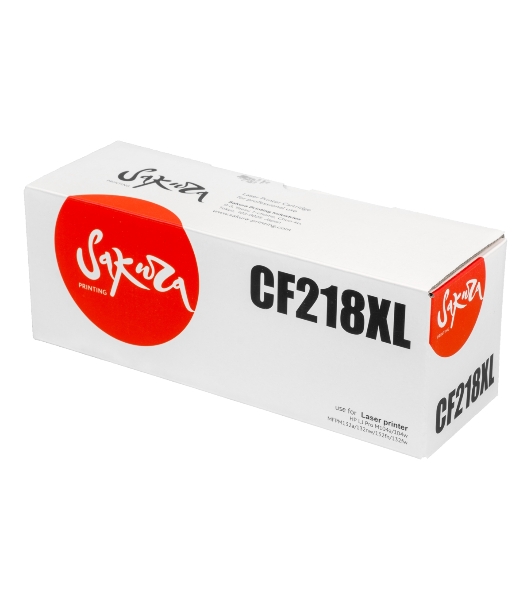 Картридж Sakura CF218XL для HP, черный, 6000 к.