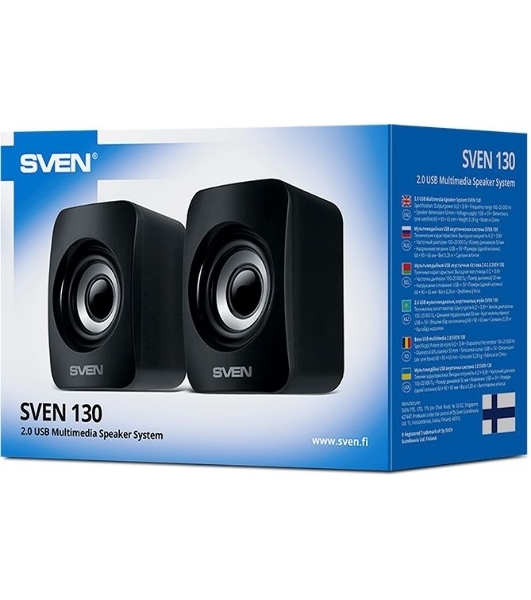Акустическая система SVEN 130, черный (6 Вт, питание USB)