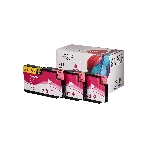 Набор струйных картриджей Sakura CZ135A (№711 Magenta 3-pack) для HP, пурпурный, 26 мл., фото 1