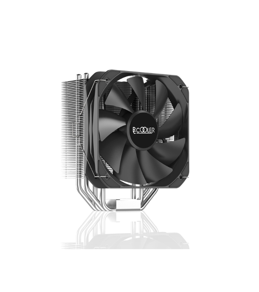 Кулер PCCooler Paladin 400 S115X/1200/1700/AM4 (20 шт/кор, TDP 200W, PWM FAN, 4 тепловые трубки 6мм, 800-1600RPM, 18-28,6dBa)