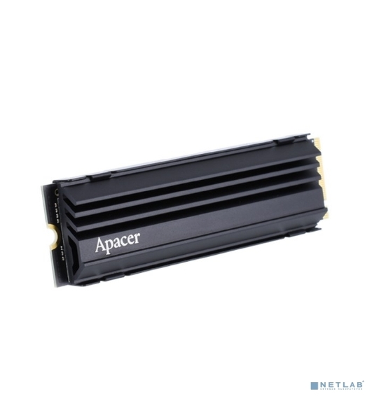 Накопитель SSD Apacer AS2280Q4U, 512 Gb, PCIe 4.0 x4, M.2 2280, NVMe v1.4, R/W 7000/3000, с радиатором