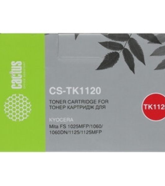 Картридж лазерный Cactus CS-TK1120 черный ((3000 стр.) (для Kyocera FS-1060DN, FS-1025MFP, FS-1125MFP) (CS-TK1120)